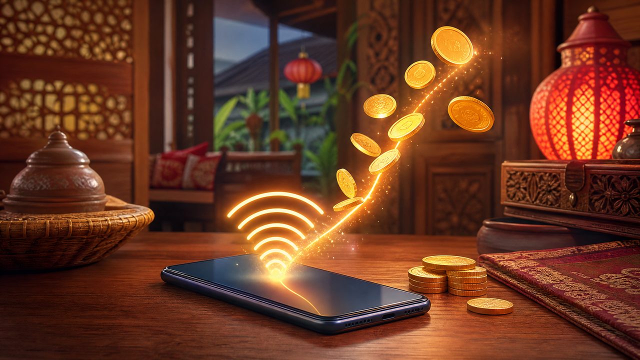Ilustrasi deposit pulsa di Homebet88